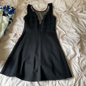 Lacey Black Cocktail Dress
